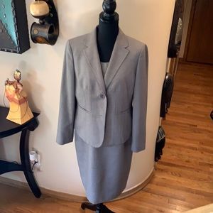 Kasper Grey Dress and Jacket Size 10